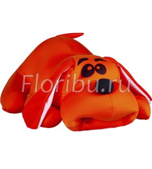 Собака Джой оранжевая Игрушка-подушка, 51 см.